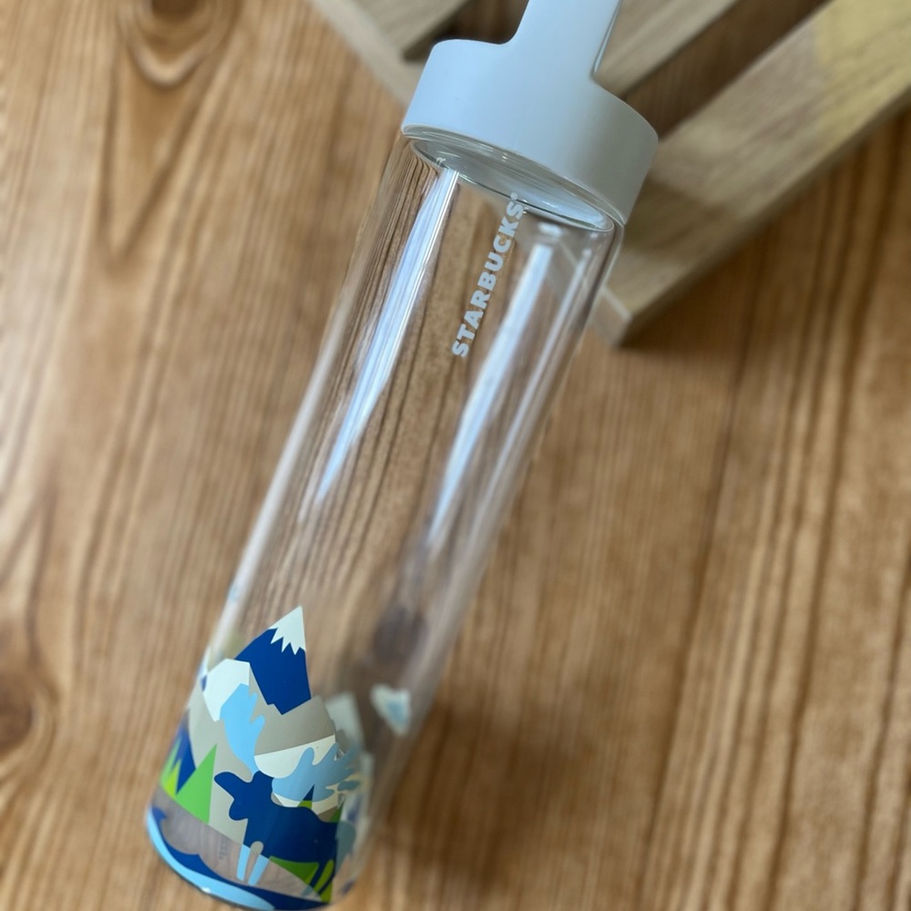 STARBUCKS glass you are here water bottle